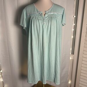 Aria Women's Pajama Dress - Light Blue